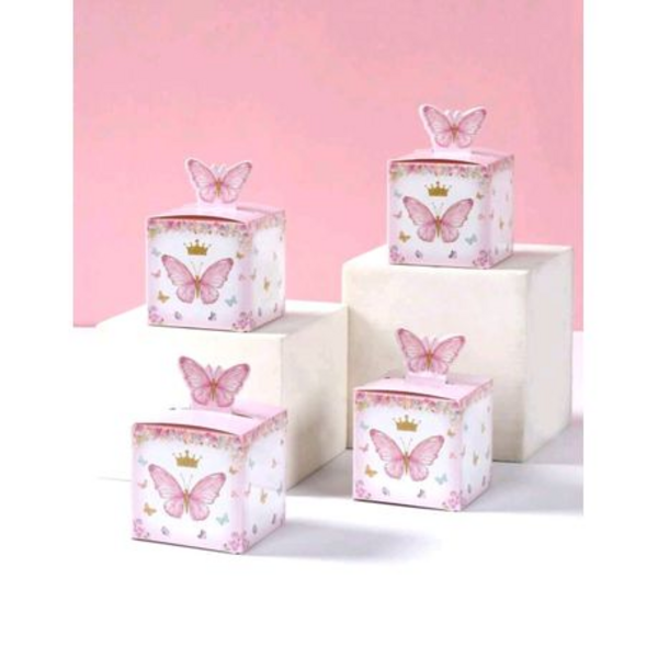 DIY Butterfly Party Favor Boxes Set of 24, DIY Butterfly Party Favor Boxes Set of 24