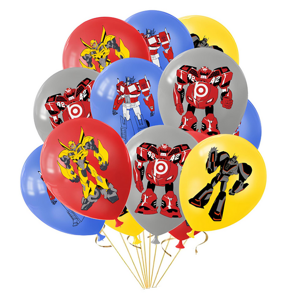 Transformers Latex Balloons, Transformers Latex Balloons (16 Balloons)
