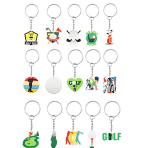 Golf Themed Keyrings (15 Keyrings)