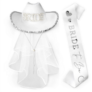Rodeo Bridal Hat with Veil