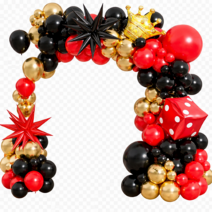 Balloon Arch Set - Casino Theme