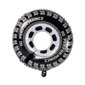 Race Car Wheel Foil Balloon