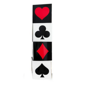 Casino Themed Decor Boxes - 4 Boxes