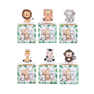 DIY Party Favor Boxes - Safari Theme - Set of 24