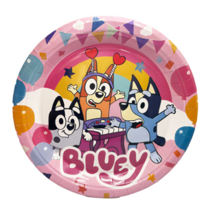 Bluey Large Paper Plates (10 Plates)