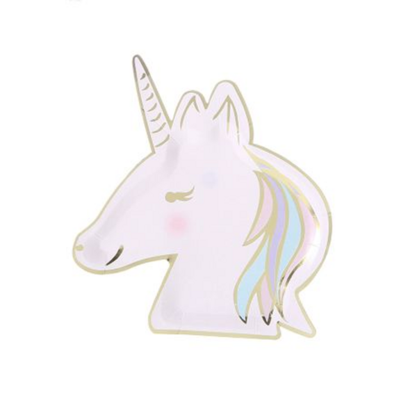 Party Paper Plate Set - Unicorn Theme, Party Paper Plate Set – Unicorn Theme – 8 Plates