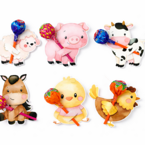 Farm Themed Lollipop Covers (24 Covers)
