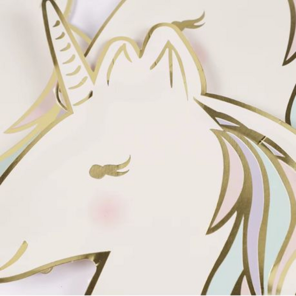 Party Paper Plate Set - Unicorn Theme, Party Paper Plate Set – Unicorn Theme – 8 Plates