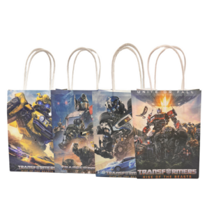 Party Favor Bags with Handles - Transformers (12 Bags)