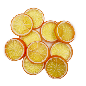 Plastic Lemon Décor (10 Pieces)