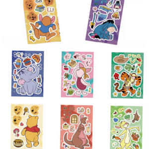Winnie the Pooh Sticker Sheet Set (8 Sheets)