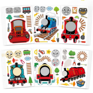 Train Sticker Sheet Set (24 Sheets)