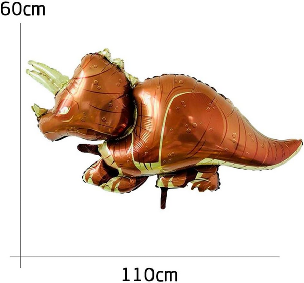 Large Triceratops Dinosaur Foil Balloons - Image 2