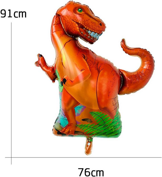 Large T-Rex Dinosaur Foil Balloon - Image 2