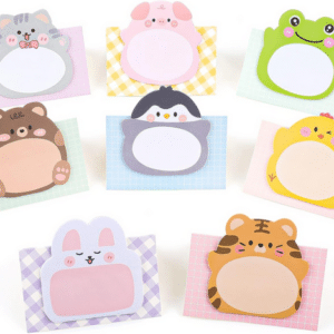 Cute Post-It Notepad Set - Mixed Design (8 Designs Per Set)