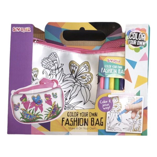 , Colour your own Fashion Bag with Fabric markers