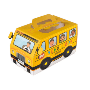 Small Party Favor Boxes - Bus Theme (10 Boxes)