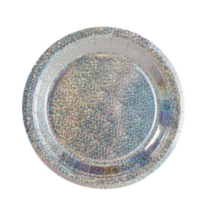 Holographic Small Paper Plates (10 Plates)
