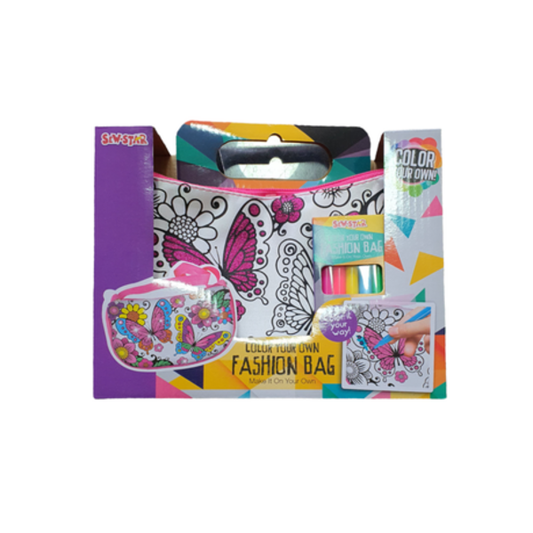 , Colour your own Fashion Bag with Fabric markers