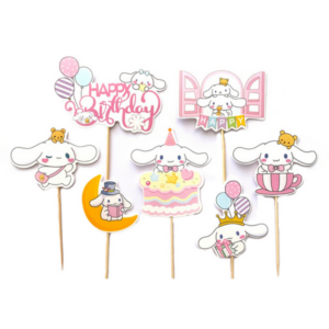 Melody Themed Cake Topper Set (Set of 7)