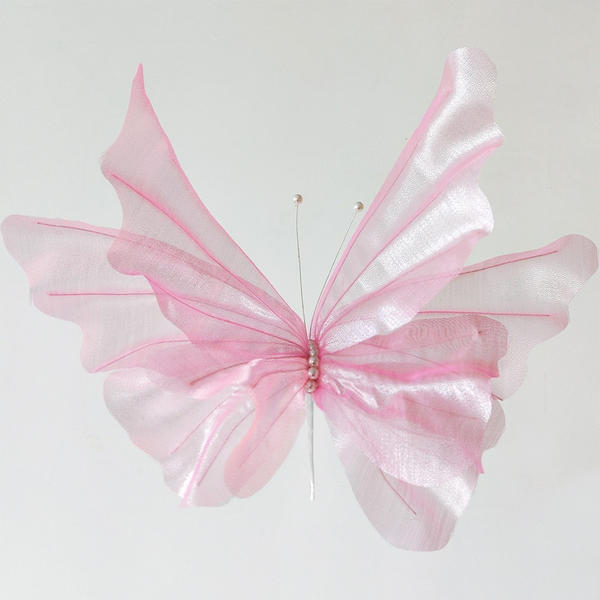 Large Holographic Butterfly Décor (50cm) - Pink - Image 3