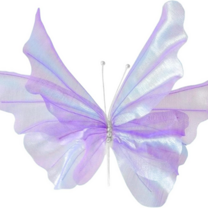Large Holographic Butterfly Décor (50cm) - Purple
