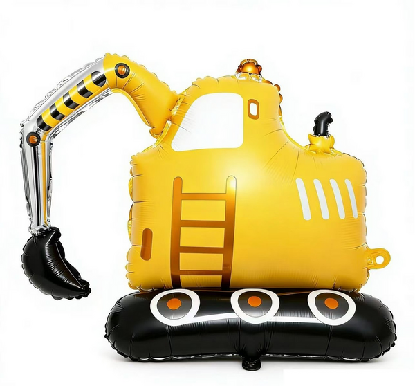 Construction Excavator Foil Balloon