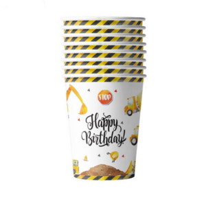 Watercolor Construction Paper Cups(10 Cups)