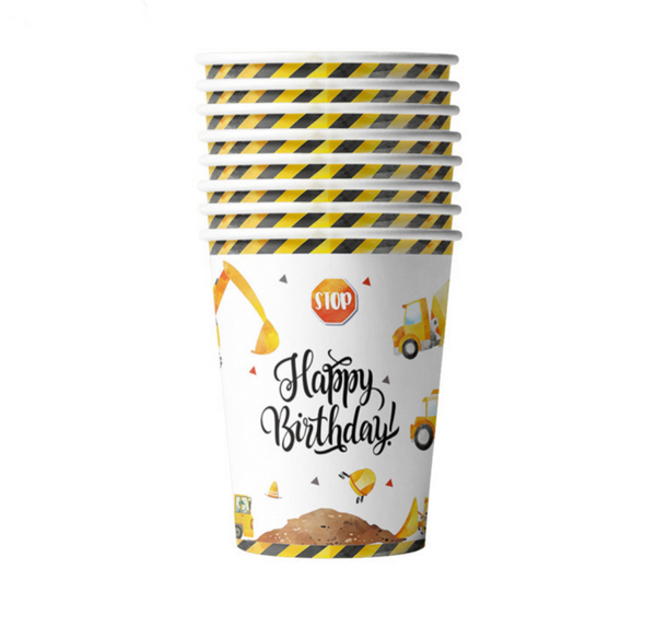 Watercolor Construction Paper Cups(10 Cups)