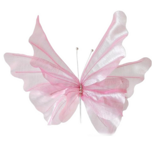 Large Holographic Butterfly Décor (50cm) - Pink