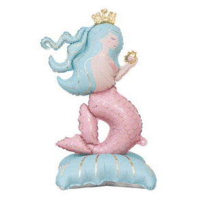 Large Pastel Mermaid Foil Balloon