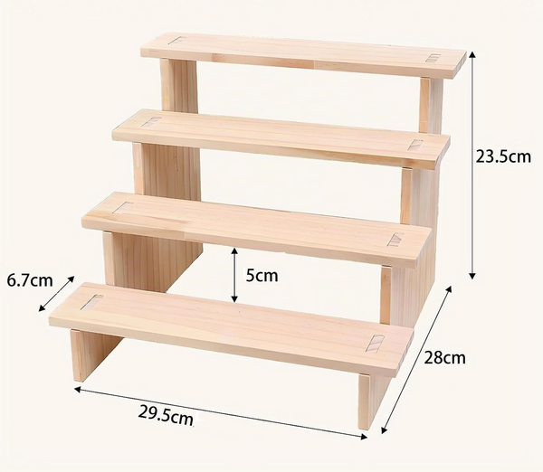 4 Tier Wood Cupcake / Snack Stand - Image 2
