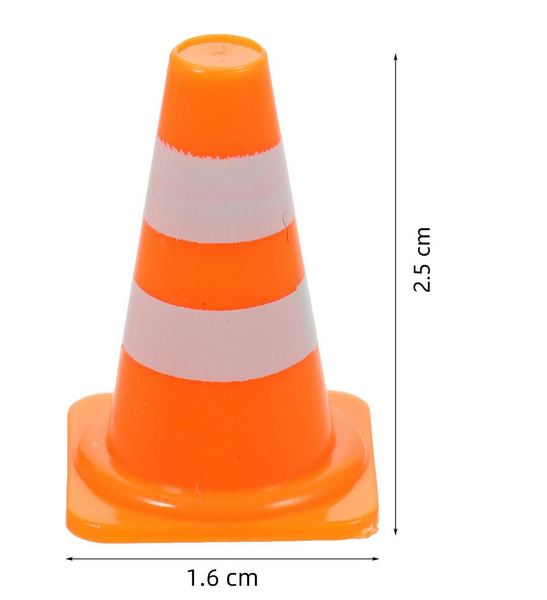 Mini Construction Traffic Cones Décor (Set of 4) - Image 2