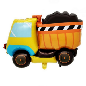 Construction Dump Truck Foil Balloon