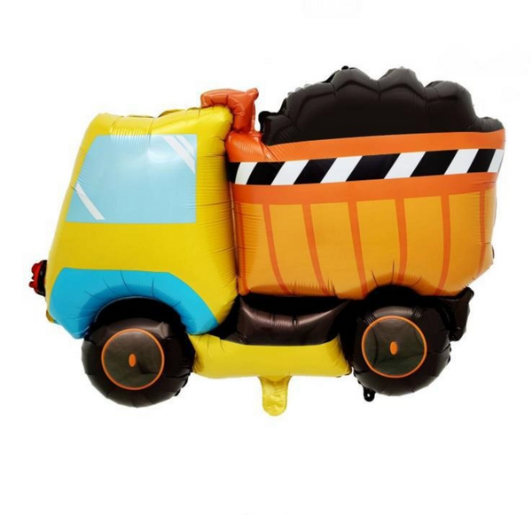 Construction Dump Truck Foil Balloon