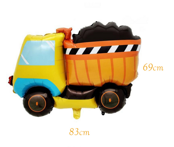 Construction Dump Truck Foil Balloon - Image 2