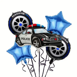 Police Themed Foil Balloon Set