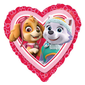 Paw Patrol Foil Balloon - Skye and Everest (Pink)