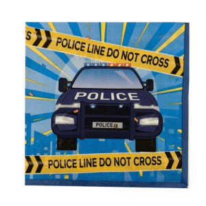 Police Themed Napkins (20 Napkins)