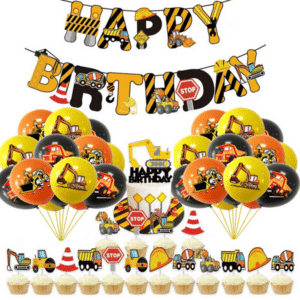 Birthday Party Decoration Set - Construction Theme