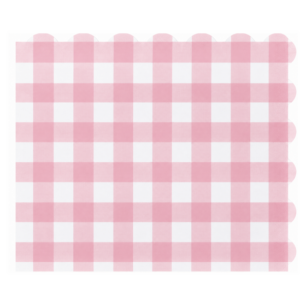 Pink Gingham Napkins (20 Napkins)