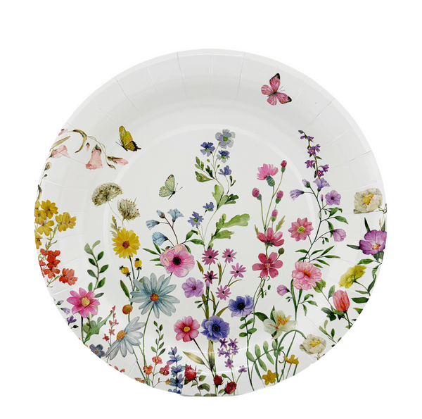 Wildflower Small Paper Plates (16 Plates)