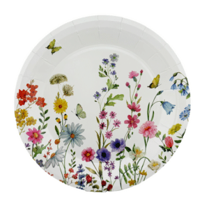 Wildflower Large Paper Plates (16 Plates)