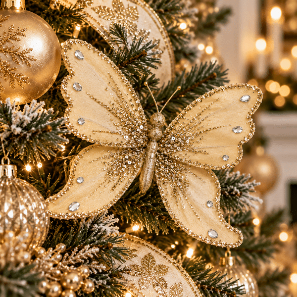 Large Butterfly Décor - Gold - Image 2