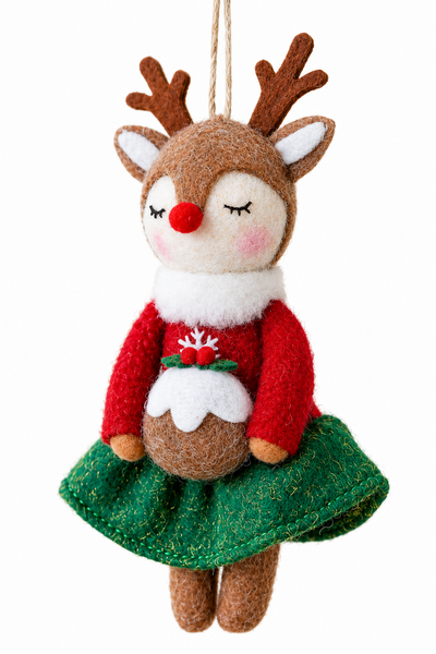 Doe Christmas Tree Ornament