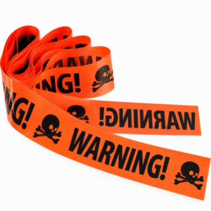Warning Tape - Orange (Set of 2)