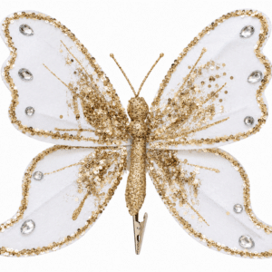 Large Butterfly Décor - White