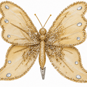 Large Butterfly Décor - Gold